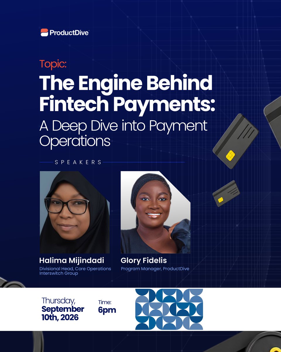 ProductDive's tweet photo. Ever wondered what actually keeps digital payments running behind the scenes? 

Join us for an inside look at Payment Operations and the systems that support millions of daily transactions.

Register Here: https://t.co/1RZn7WnST3 https://t.co/sYXLjqdv1e
