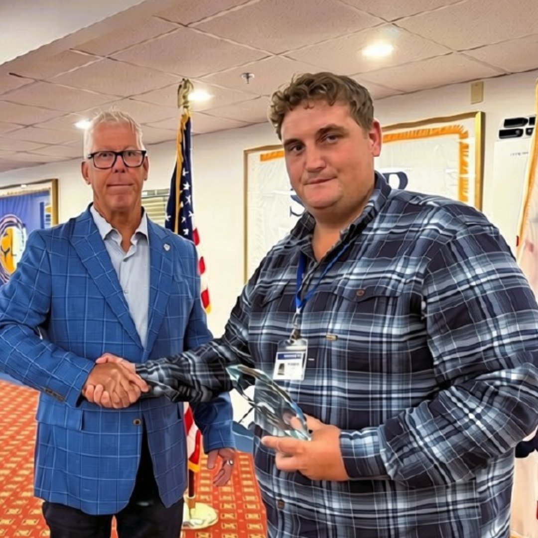 CrowleyMaritime's tweet photo. Safety at Crowley starts with our people. Crowley Chief Mate Thor Pearson has been recognized by @Shell_USA's Maritime Partners in Safety program with the 2026 Courageous Leader Award for his calm leadership and focus on crew safety during the 2025 Stena Immaculate incident. https://t.co/UMQUvZrTjq