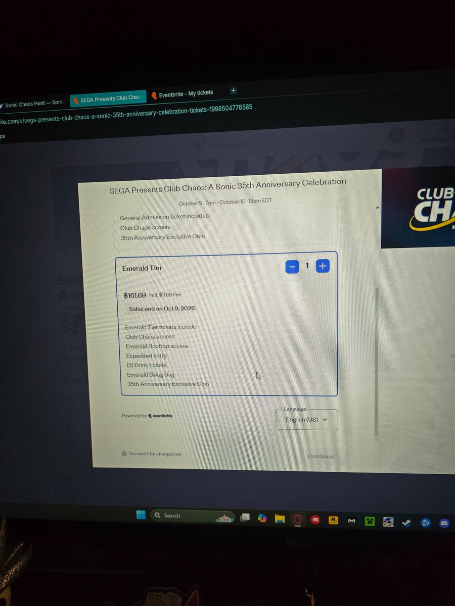 MangoYtl's tweet photo. @_ScottXY I had the promo code and couldn't even get it. Both times I tried to buy it I was starting at my screen for the second tickets were available. I was SO PISSED because I got it in my cart and it wouldn't let me buy it! https://t.co/7nIiZ2zxjA
