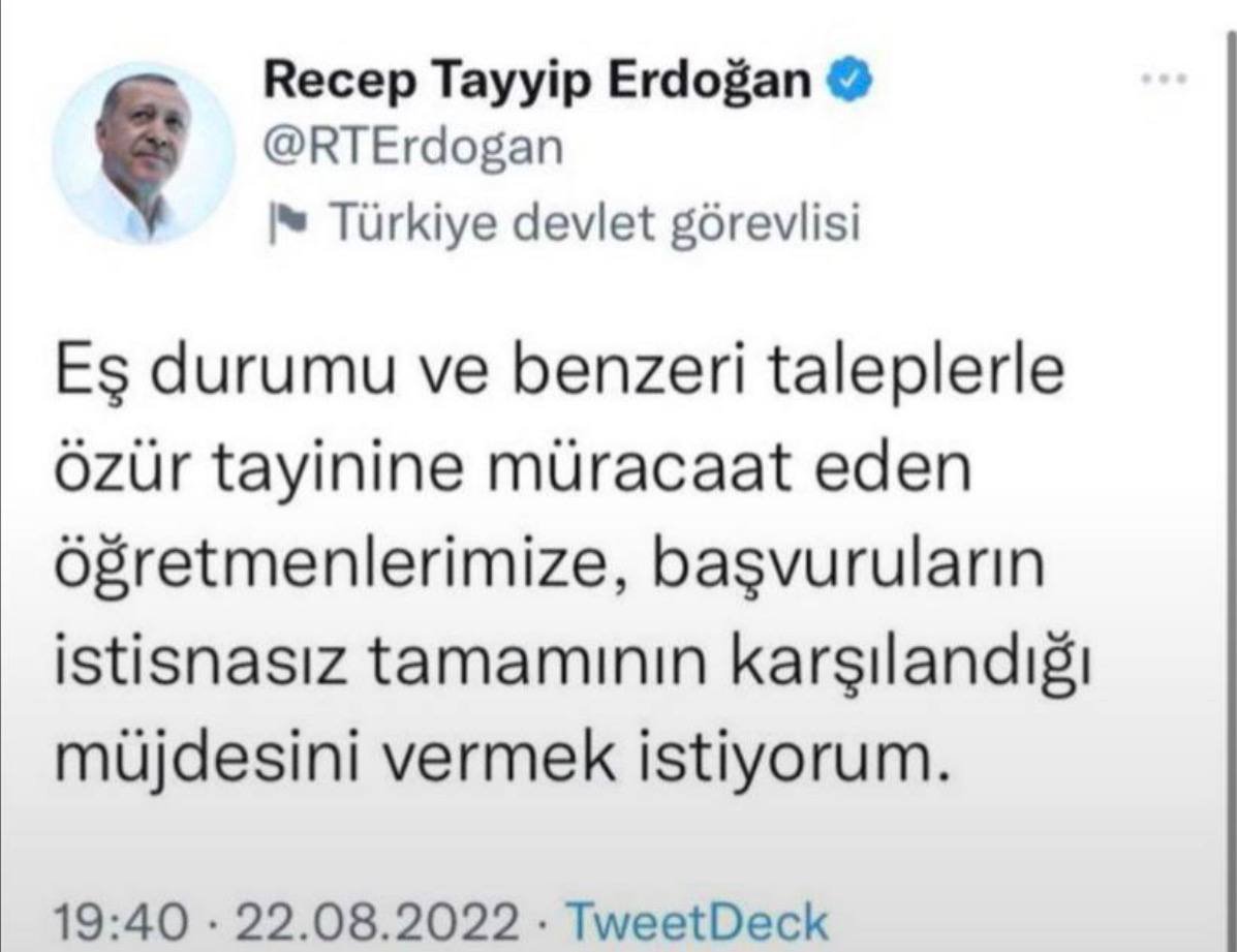 painter78638857's tweet photo. @RTErdogan Sayın Cumhurbaşkanım, sesimizi duyacağınıza olan inancımız tam. Öğretmenleriniz bugün sizden yalnızca bir kelime bekliyor: İL EMRİ.
#MaarifinMimarindanilEmri @Yusuf__Tekin @RTErdogan @EmineErdogan @mebpgm 885 https://t.co/Giv3Gi2kwE