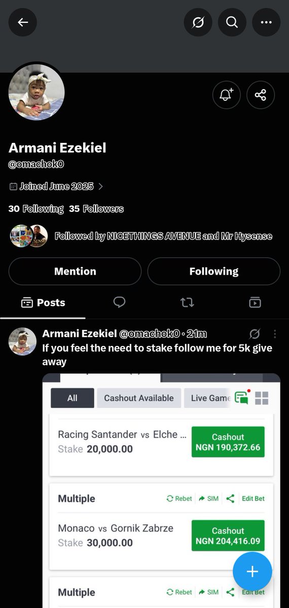 emma_idabie's tweet photo. @omachok0 @Mrbankstips @Damzy100M Done 
7046188230
Palmpay https://t.co/mTaqAtd1nv