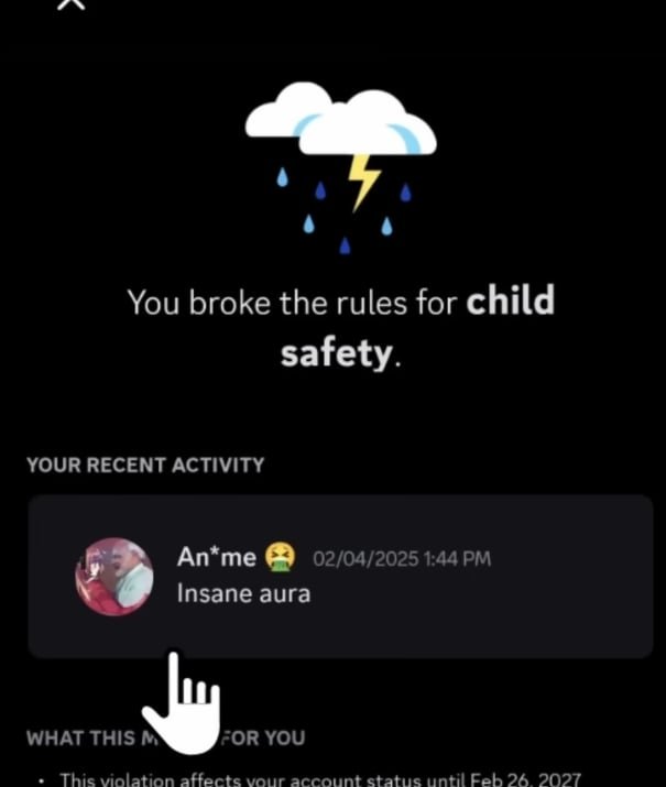 TlenekT's tweet photo. @discord more and more people has to know what they can be banned for... watch this...
Discord, STOP THIS https://t.co/mV8I6zdQf9