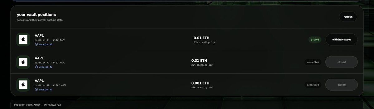 packyzonpons's tweet photo. there are two stock entry paths.

bring a stock token from your wallet, or start with USDG and use a live v4 pool.

both routes finish in the same Packyz vault. https://t.co/4omMI4qVj6