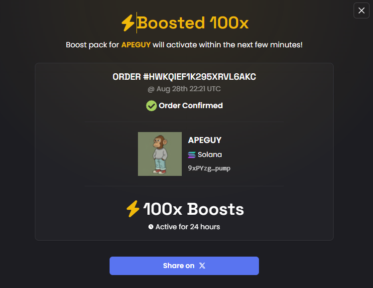 GoatGems's tweet photo. AS PROMISED!

100X BOOST PAID

NEXT BOOSTS INCOMING:

⚡️at 100k - 500x BOOST (Golden Ticker) + ADS WILL BE PAID + BIG CALLERS

solana:9xPYzgAonj2Z2Utkurfj7nM2C5Hqd8nS5ZoUiFcCpump TO TRILLIONS

9xPYzgAonj2Z2Utkurfj7nM2C5Hqd8nS5ZoUiFcCpump https://t.co/TlcXmJVq1U