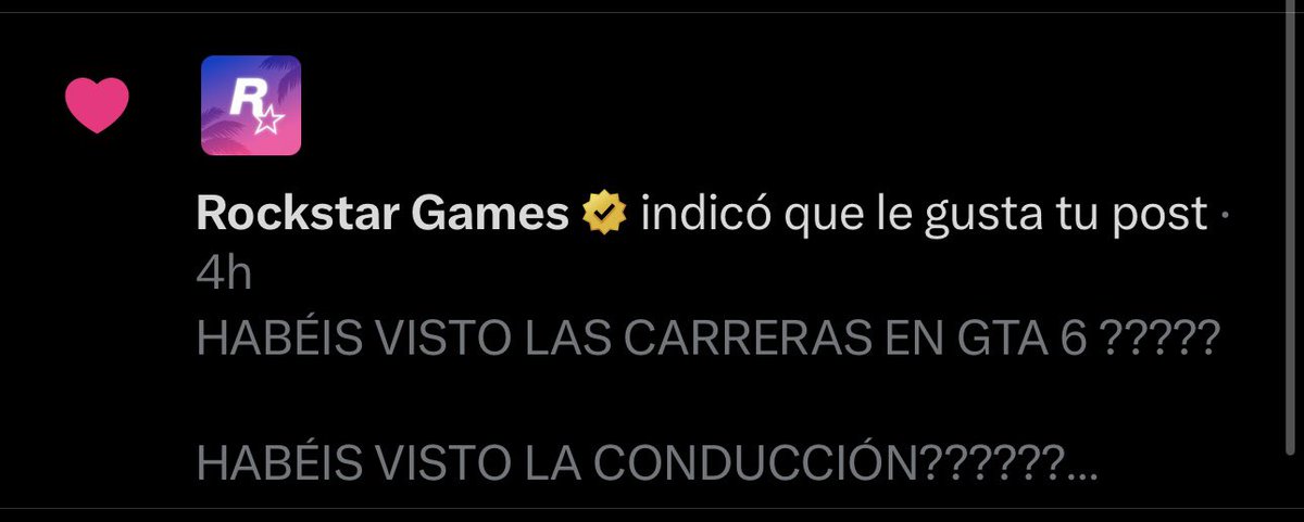 DaniRep's tweet photo. ROCKSTAR GAMES ME HA DADO "ME GUSTA" A UN TUIT

HOY NO DUERMO

AHORA QUE RUBIUS?

RUBIUS 1 - 1 DANIREP

TIC TAC RUBIUS

T I C

T A C https://t.co/GCdrLLbNHp