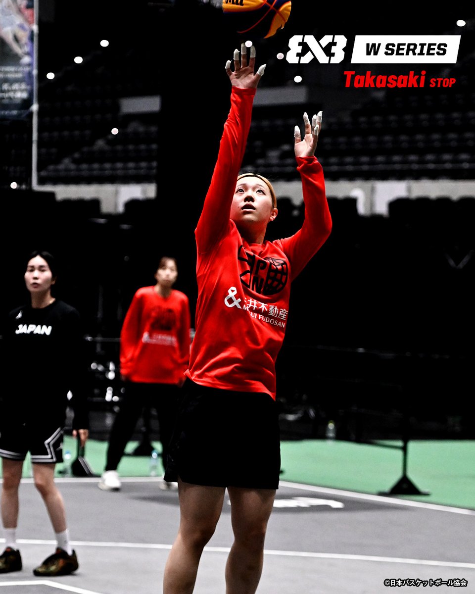 JAPAN_JBA's tweet photo. 🔥FIBA 3x3ウィメンズシリーズ2026 #3x3WS
🍝高崎STOP 本日開幕

📝レポート
3x3女子日本代表　宮下希保選手
「今シーズンの集大成を見せられるようにがんばります」
3x3女子U24日本代表　近藤京選手
「自分たちの強みを出して相手を上回って、どれだけ楽しめるか」
https://t.co/tuEYhEgnwg

残念ながら、堀内桜花選手はコンディションの都合により、今大会は欠場することとなりました。チームには帯同します。

#AkatsukiJapan #日本一丸

＼2階席観戦��料／
🎫チケット情報👉 https://t.co/yF8jxJAnGR

⏰️日本戦スケジュール
8月29日(��)
予備予選A
11:05🇯🇵U24🆚シンガポール
12:10🇯🇵U24🆚モンゴル
📡YouTube 
https://t.co/9TBusFO99w

予選プール
14:50🇯🇵🆚Neftchi SOCAR
17:00🇯🇵🆚高崎
📡YouTube
https://t.co/I4oKOfE2ER

@fiba3x3