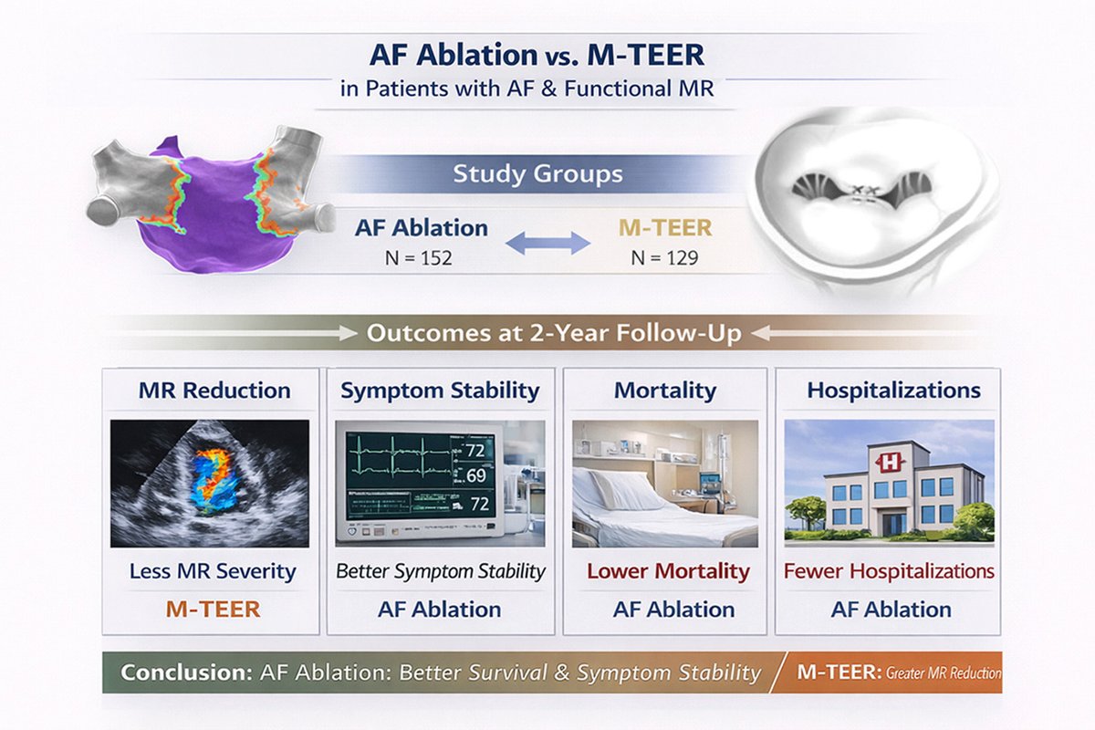 hrs_journal's tweet photo. Clinical Outcomes of Catheter Ablation versus Transcatheter Edge-to-Edge Repair as the Initial Intervention Strategy in Patients with Atrial Fibrillation and Functional Mitral Regurgitation #OpenAccess

@Hassan_Shirbiny 

https://t.co/AwONkHHUd3 https://t.co/t0LIUGHFEn