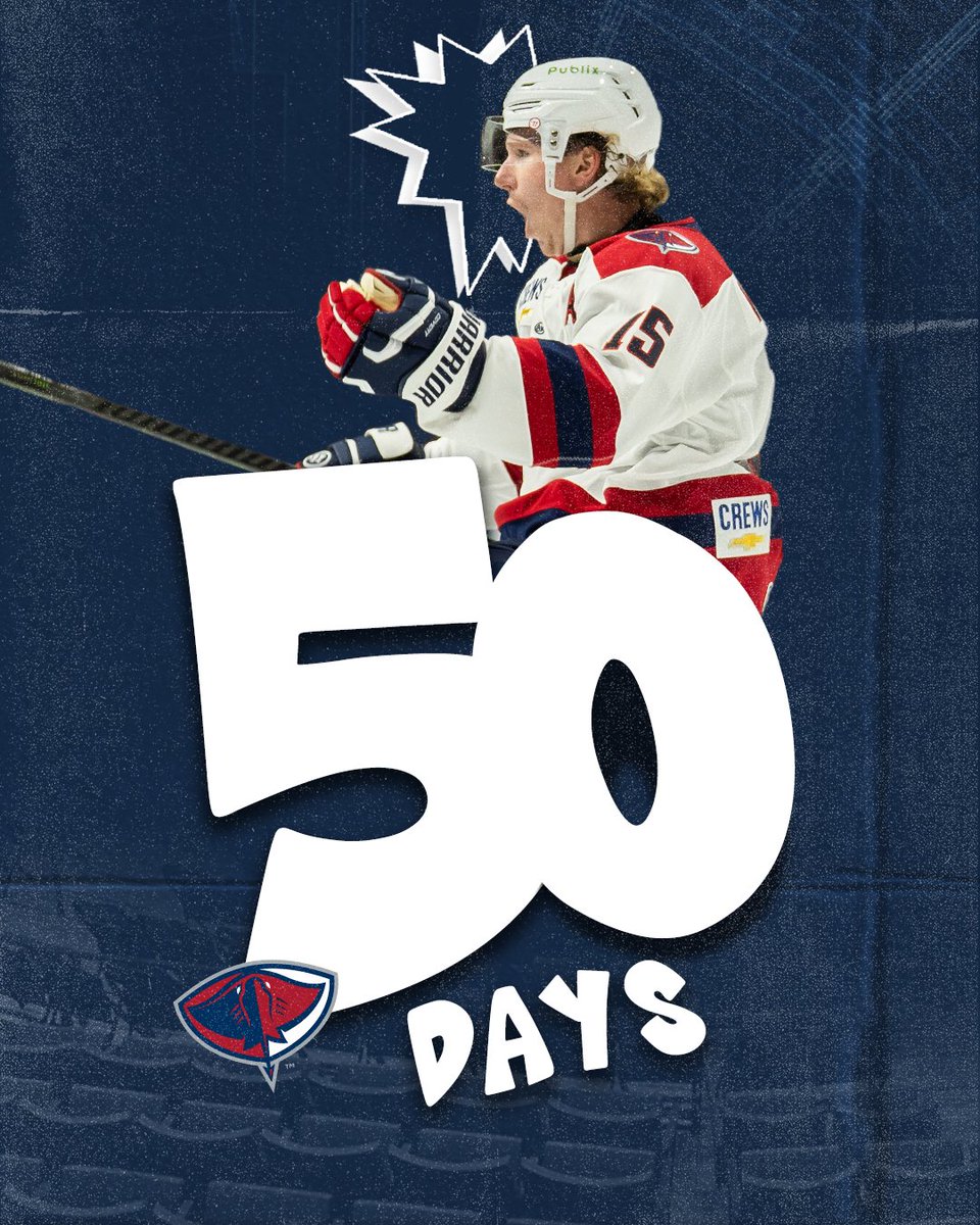 SCStingrays's tweet photo. 5️⃣0️⃣ DAYS UNTIL THE STINGRAYS ARE BACK! https://t.co/FOjkYFyOOg