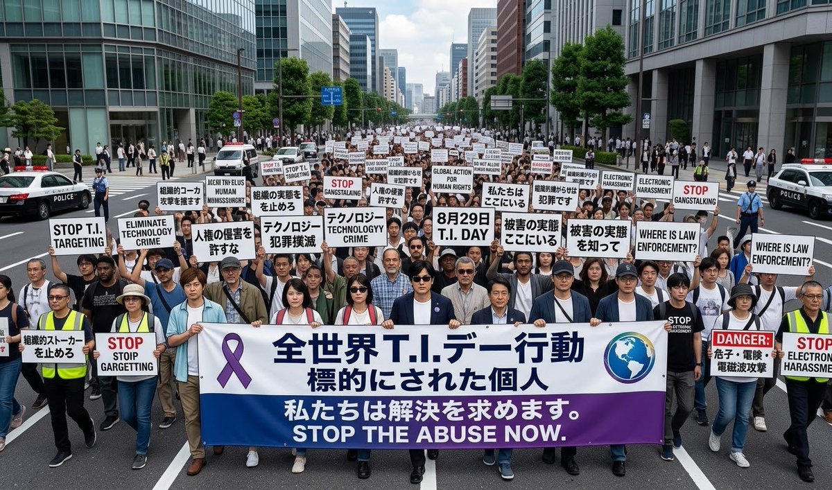 aries1842's tweet photo. 【8月29日  TI DAY】

今日は、TI DAY。

Targeted Individual Day
「標的にされた個人」という意味で使われている言葉です。

世界各地で、集団ストーカーやテクノロジー犯罪などの被害を訴える人たちが、毎年8月29日に声を上げています。

声を上げることは、決して「騒ぐこと」ではありません。

見えないからこそ、
理解されにくいからこそ、
一人ひとりの訴えを記録し、
社会に問い続けることが必要です。

私たちが求めているのは、
憶測や決めつけではありません。

「本当に何が起きているのか」

第三者による客観的な調査・検証。
必要な場合には、適切な相談・救済につながる仕組み。
そして、被害を訴える人が安心して声を上げられる社会。

今日8月29日、
世界中で声を上げている人たちへ。

あなたの声を、なかったことにしない。

一人では小さな声でも、
声を上げ続ける人が増えれば、
社会に届く力になる。

8月29日 TI DAY

#TIDAY
#テクノロジー犯罪