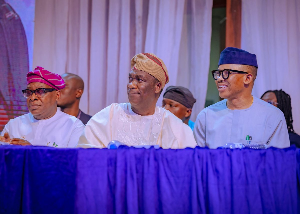 drobafemihamzat's tweet photo. Today, I joined family, friends and well-wishers to honour Chief Reuben Fasoranti, CFR, Leader of Afenifere and Asiwaju Yoruba, as he celebrated his 100th birthday.

The centenary lecture, with the theme A Century of Courage and Stewardship of Yorùbá Democratic Legacy, was a fitting tribute to a life defined by service and commitment to our people.

Reaching 100 years is a blessing, but dedicating a lifetime to principled leadership and the democratic values of the Yoruba people is a legacy we must all strive to uphold.

I celebrate Chief Fasoranti and wish him many more years in good health and peace.