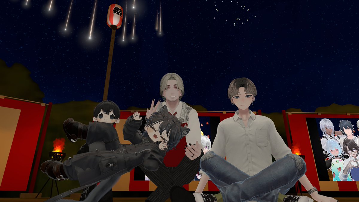Izumi_VRC's tweet photo. 昨日はくらんべりーに遊びに行ったよ！
今回も楽しくお喋りさせて頂いたりお写真撮って貰いました☺️
あと、今回はフジヤマ納涼祭でお祭り感覚やったから雰囲気最高だった✨
#caféくらんべりー https://t.co/lyGia80oCJ