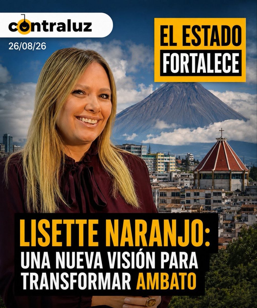 PostClassyWomen's tweet photo. Yo apoyo a Lisette Naranjo porque sé que ella es la mujer que puede cambiar las cosas en Ambato, con soluciones reales y compromiso de verdad. ¡Vamos con ella! https://t.co/PX0Jsd1nIa