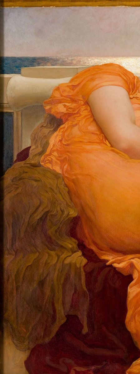 _ArtMuseum's tweet photo. Flaming June, by Frederic Leighton (1895) https://t.co/H1DO0q43zt