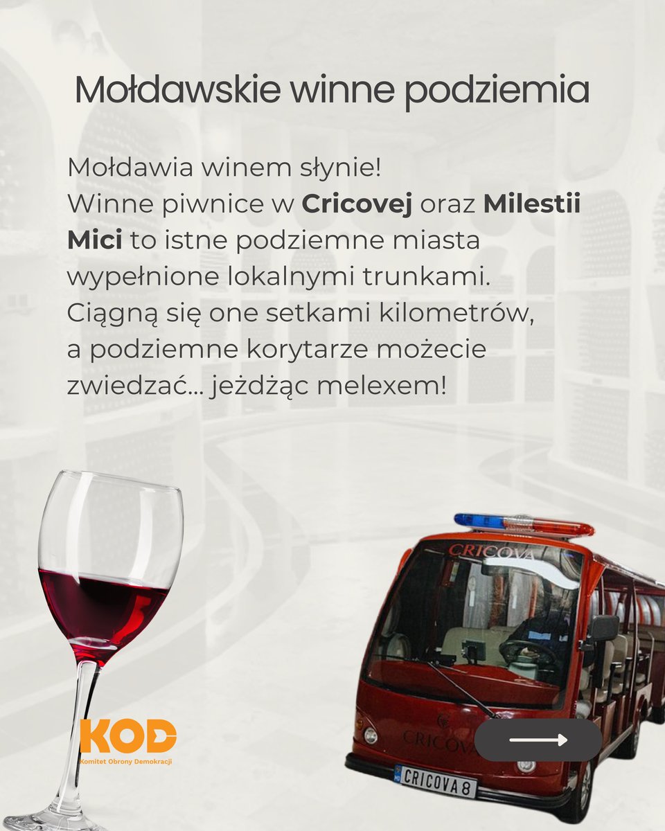 Kom_Obr_Dem's tweet photo. Kochani! 
🇲🇩Wybieracie się w podróż do słonecznej Mołdawii?

Przygotowaliśmy dla Was nietypowy przewodnik turystyczny. 😉

Mołdawia to piękny i nieodkryty kraj, w którym znajdziecie wspaniałych ludzi, ciekawą architekturę i historię ruchu demokratycznego.

Oprócz tego natkniecie się tam na osobników, którzy niegdyś tworzyli organy sprawiedliwości w Polsce. 🤫

Przewińcie grafiki w lewo, aby poznać całe nasze zestawienie. 

Wesprzyjcie KOD i walkę o demokrację.
Link do zrzutki w profilu! 🧡🧡

#pis #polityka #romanowski #ziobro #Mołdawia