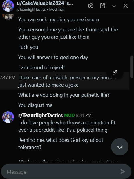 FlynnRider92's tweet photo. Yo @TFT @riotgames your reddit mods are n*zis, how about doing something about that? https://t.co/jO0vemDTef