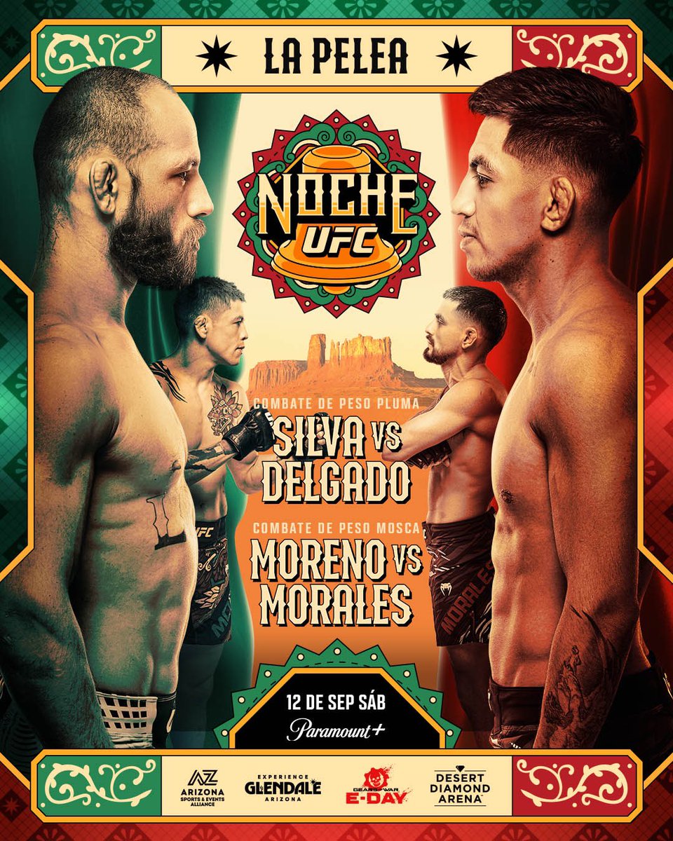 hablemosmma's tweet photo. Póster oficial para #NocheUFC. 🇲🇽🔥
¿Qué les parece?

[ Vía: @UFC ] https://t.co/dM4rXUoKxw