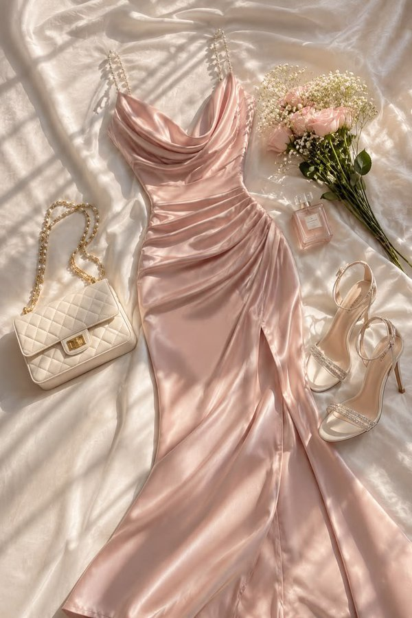 Tara_091's tweet photo. When elegance speaks, it whispers in shades of blush pink. 💗✨ https://t.co/j3W0ZjiC0Q