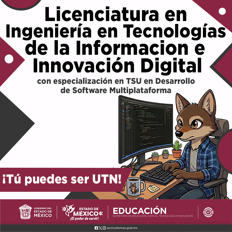 OficialUTN's tweet photo. Te esperamos en la convocatoria de octubre para entrar a clases en enero, explora nuestras opciones educativas.
¡Somos tu mejor opción!
#EducarParaTransformar https://t.co/cimsRKM0PX