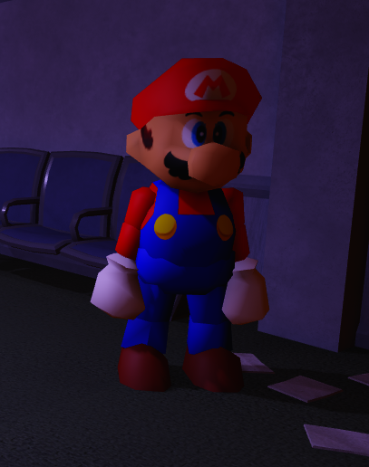 reysocrazy's tweet photo. What the fuck is mario doing in #RobloxDoors #DoorsRoblox https://t.co/xuckabiyqJ