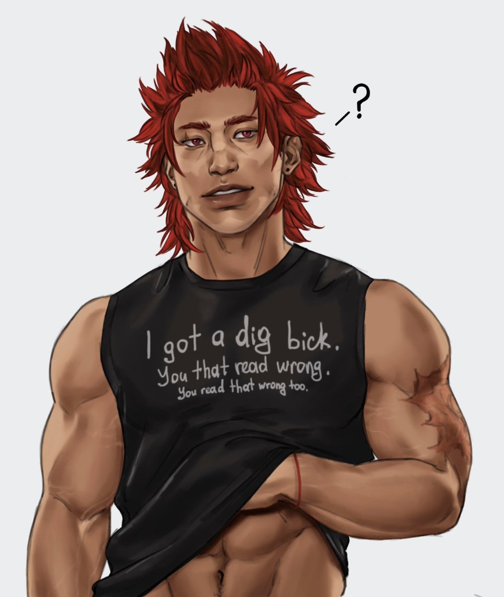 drawthefae's tweet photo. kirishima in my style but it's a 4-year difference (ヽ´ω`) oh my gosh https://t.co/qv0TItT0gZ