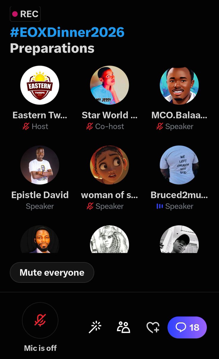 starworldwonder's tweet photo. 🙏👏 - we thank you all for your suggestions, let's keep the fire burning, @paulwebs1 @wasikejohn132 @BalaamW22 @Akishakb
#EOXDinner2026 #EasternTweeps #OneBigVoice https://t.co/EpJf6J94CJ