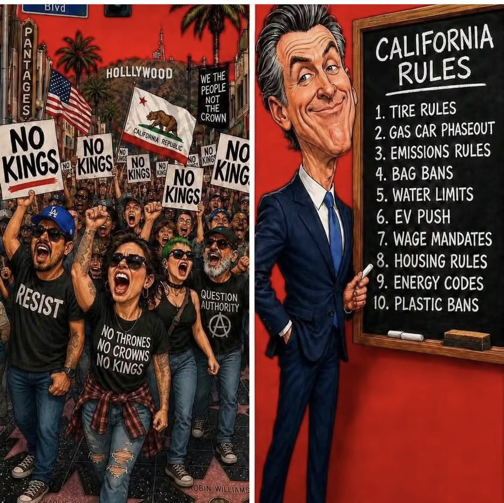 ConstiPodcast's tweet photo. Lord Newsom and rules for the not for me https://t.co/yD5ZHkPBp2