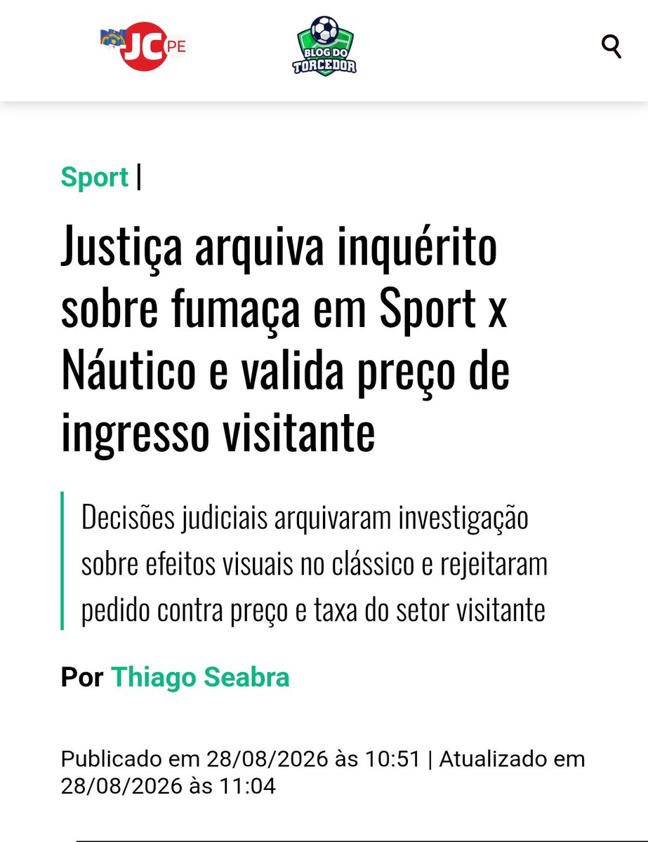 PoncianoWilker's tweet photo. Que vergonha para o Estado Brasileiro essa decisão. Omisso pra não dizer conivente.

Abre um precedente perigoso. O próprio judiciário chancelando violência no futebol. 

Na hora da pedrada nos ônibus ou briga entre torcedores nas ruas aí não adianta o estado fingir que é presente.
