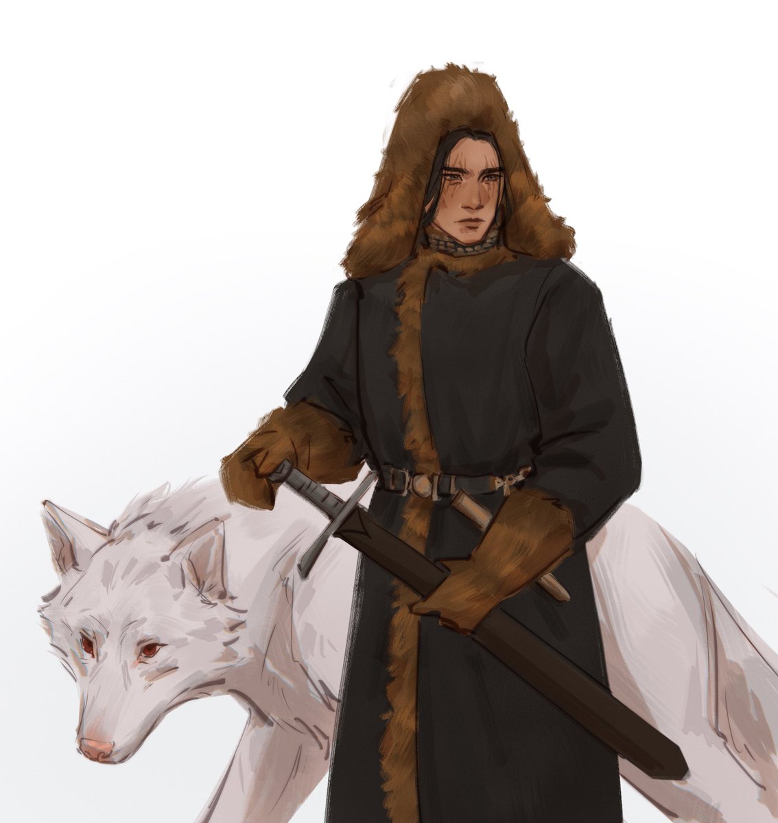 Malotte00's tweet photo. Sakha Jon Snow #asoiaf https://t.co/8m5bJzqhDR