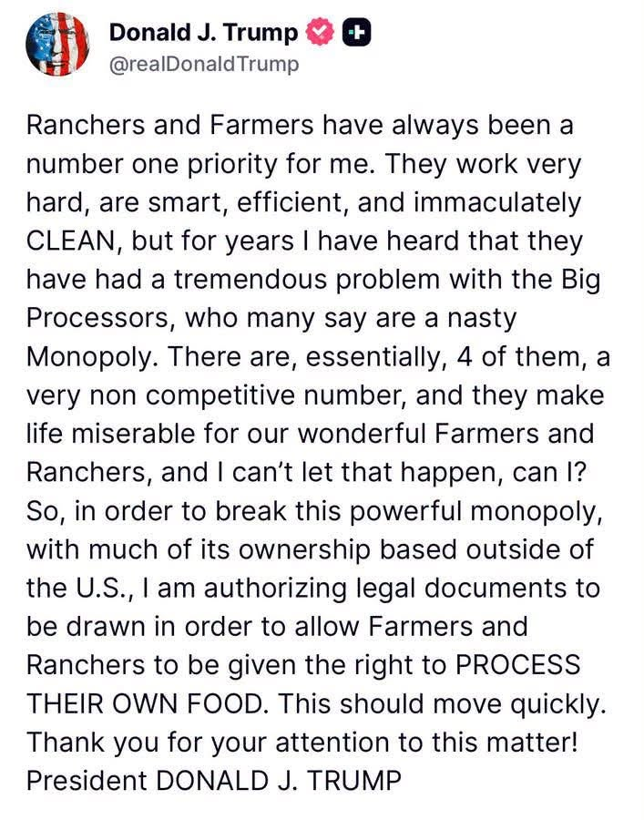 tyler_austin55's tweet photo. Really good call. This should help prices go down. https://t.co/1FZkA8z3A6