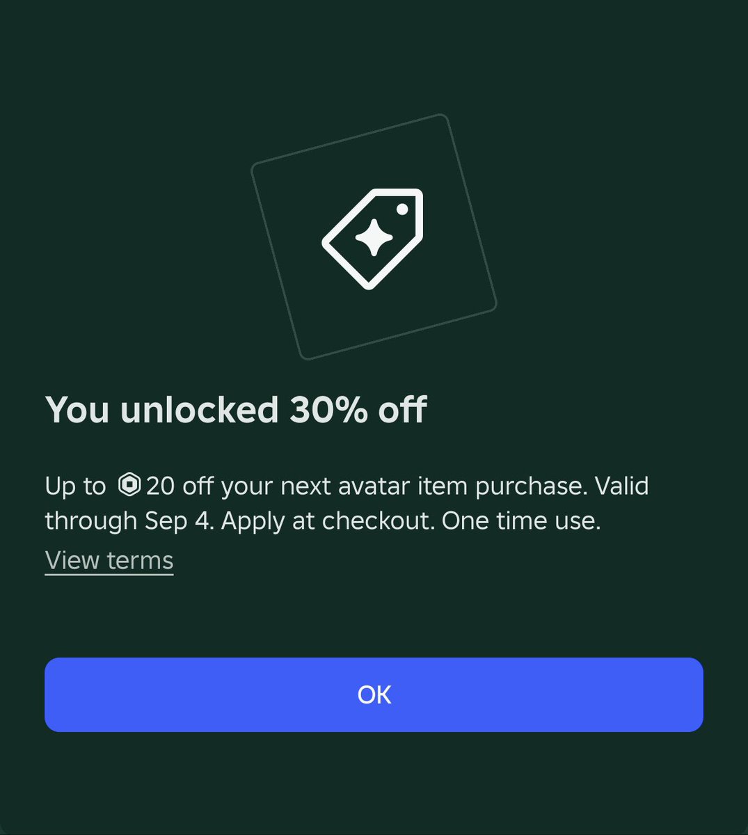 RobloxNewStory's tweet photo. Roblox will be giving players discounts! https://t.co/rx61Cb2V8F