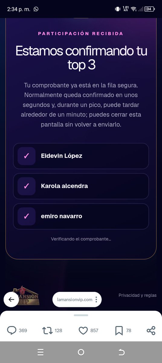 Yali12pl's tweet photo. @lamansionvipmx Vamos a etooooo 💛♥️💜 https://t.co/jvdOT5JH9j