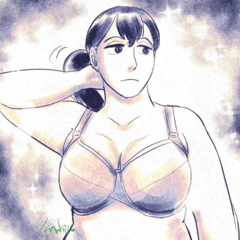 Funakounasoul's tweet photo. Happy National Big Boobs Day, everyone. Here's our favorite food-loving woman in something "modest"~
(rare new art crosspost!) https://t.co/1SfuhrmXyp