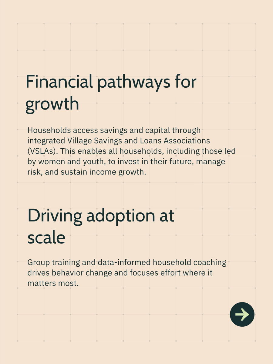 RTVorg's tweet photo. 1/3 Our impact is shaped by the levers that most reliably improve household income and production, build resilience, and help partner communities sustain progress over time.

Read more about our impact: https://t.co/zp2zHY1ZKx

#impact #dataforaction #lastmile #ultrapoverty https://t.co/tcMk3Grk9N