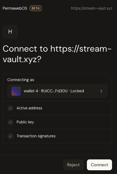 TRue_JDHarmony's tweet photo. @StreamVaultweb3 is now compatible with both @usewander and PermawebOS.

https://t.co/oWhNU7h7QW

Creators can use the PermawebOS extension directly in StreamVault for:

- Asset uploads
- Profile creation + profile media
- Native AR license payments
- AO / HyperBEAM profile updates
- Permaweb-native publishing workflows

We’ve been tightening the whole stack around #Arweave L1, AO, HyperBEAM routing, gateway failover, and dual-wallet support so creators
can publish, license, and manage music assets with more resilient permaweb infrastructure.

Wander remains fully supported. PermawebOS users now get a deeper native path into the same StreamVault workflows.

If you’re building in the @ArweaveEco, test it and send feedback.

StreamVault is pushing toward creator-owned music infrastructure on the permaweb.

#Permaweb #PermawebOS #Web3Music