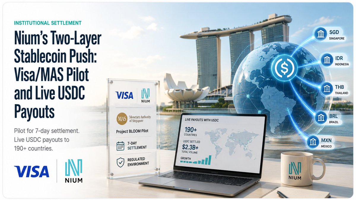 _NEXTCURRENCY_'s tweet photo. https://t.co/Cb9zzX0kZH RECAP | Aug 21–28 👇
Full coverage → https://t.co/nKICkAlZHe

💳 Stablecoin card spending crosses $1B in a month

Paymentscan data cited by Reuters put July stablecoin-card spending above $1B. @RedotPay says cumulative industry spend has now passed $10.9B.

The bigger story: stablecoins are becoming a funding layer behind familiar card payments. Merchants still receive an ordinary card transaction, but the money upstream increasingly begins on-chain.

🏦 @StanChart becomes the first bank distributor of $HKDAP

Anchorpoint remains the regulated issuer. Standard Chartered Bank (Hong Kong) now provides a bank-led fiat conversion and institutional distribution channel, targeting fund settlement, treasury management and cross-border trade payments.

For non-USD stablecoins, distribution may matter as much as issuance. Banks already sit where corporate cash, FX and payments meet.

🇪🇺 @Revolut begins the phased rollout of $EURR

Selected customers in Denmark, Poland and Portugal can now access the euro stablecoin, with wider EEA availability expected later in 2026. Bridge (@Stablecoin), owned by @stripe, supplies the issuance infrastructure.

This is a major test of whether a mainstream financial app can create real demand for an on-chain euro. Revolut brings the distribution; the next numbers to watch are supply, active holders and transaction volume.

🌍 @NiumGlobal puts base:0x833589fcd6edb6e08f4c7c32d4f71b54bda02913 into live global payouts

Businesses can now fund Nium accounts with @circle’s base:0x833589fcd6edb6e08f4c7c32d4f71b54bda02913. Nium converts it behind the scenes, credits the customer’s fiat wallet in USD and routes local-fiat payouts through its existing network, which reaches 190+ countries.

Separately, @Visa named Nium its first partner in @MAS_sg’s BLOOM pilot to test stablecoin settlement seven days a week.