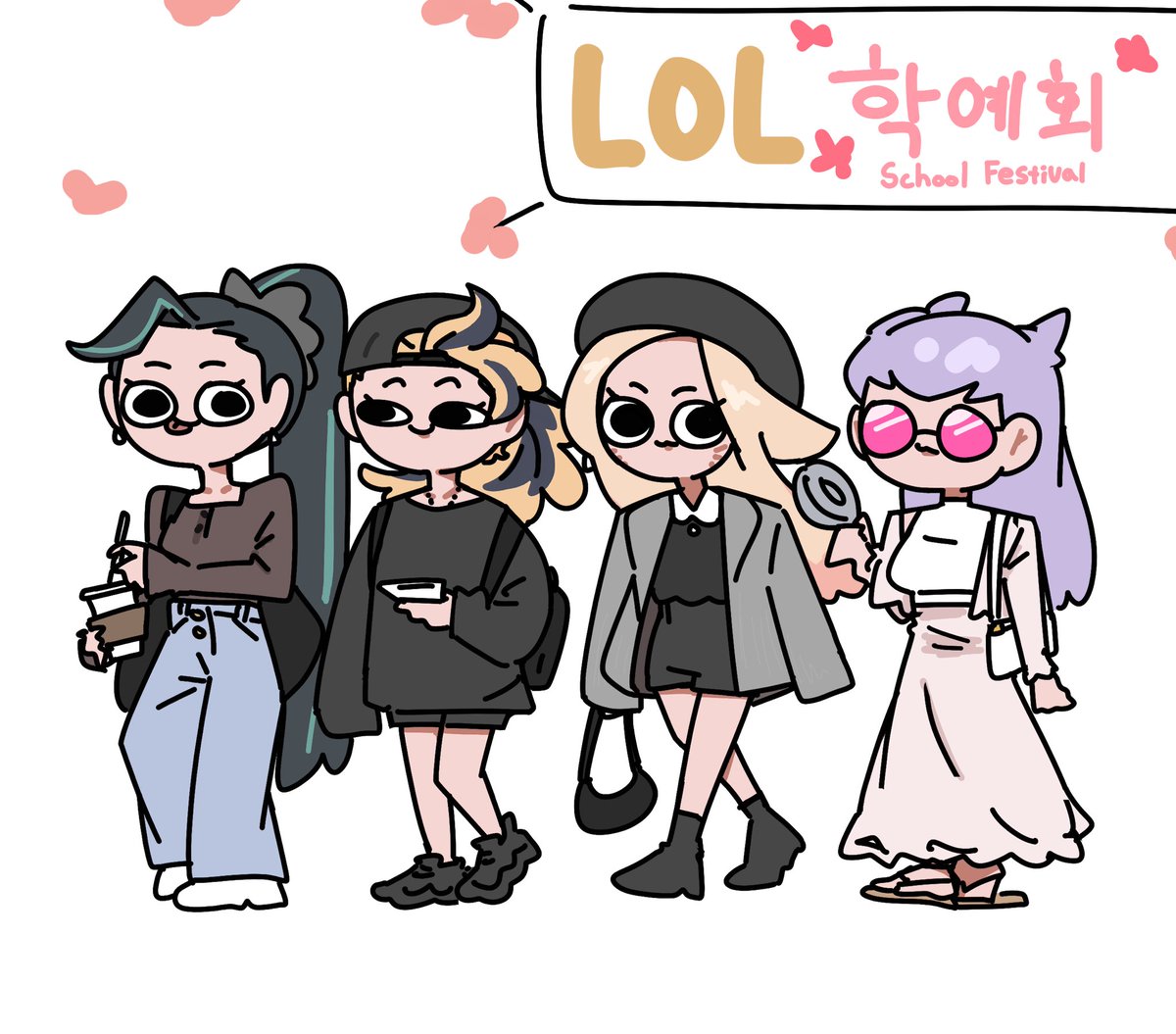 sonwooang's tweet photo. 학예회 관람하는 K/DA https://t.co/oRjeYxukLp