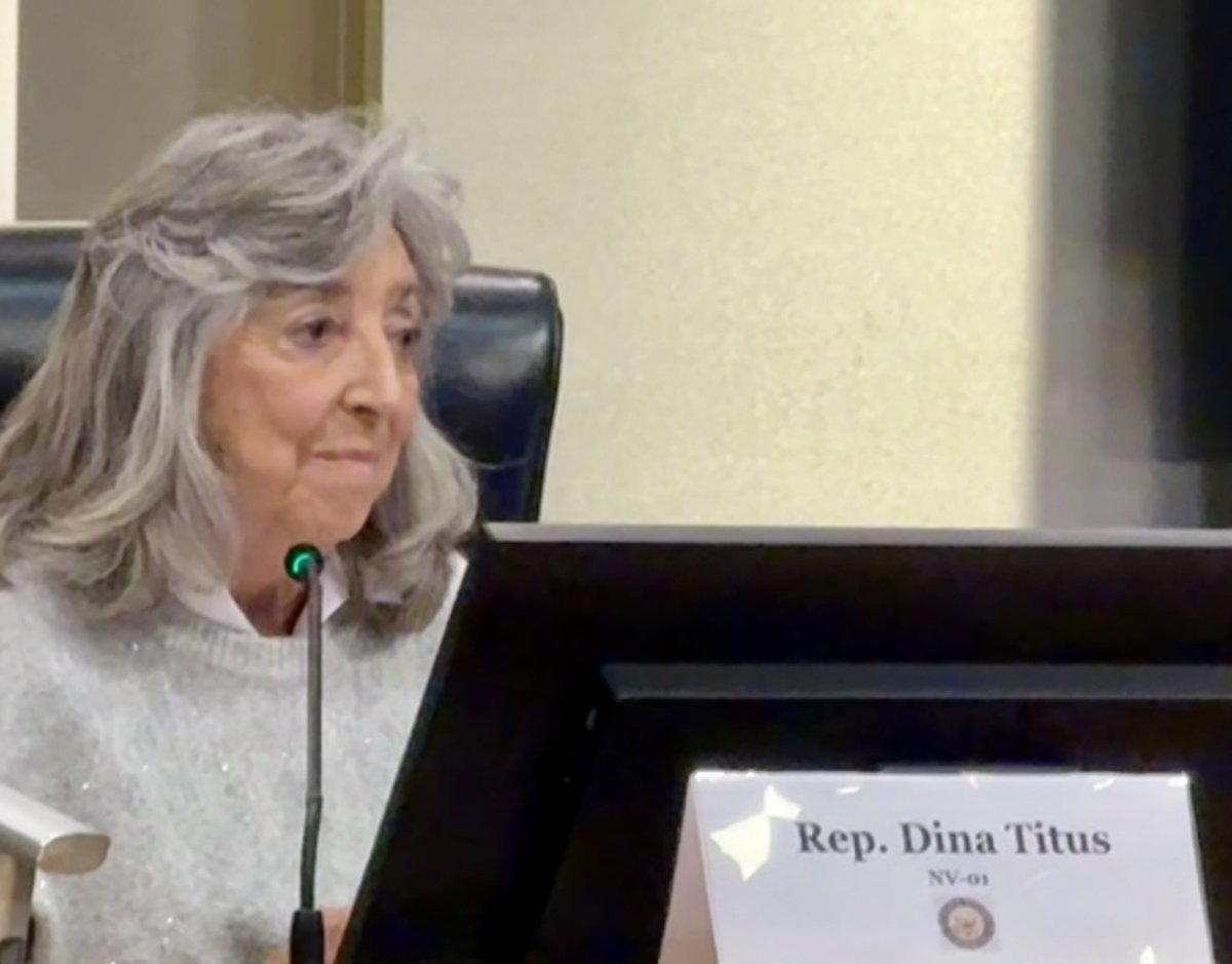 repdinatitus's tweet photo. Members of @OversightDems came to Las Vegas for a field hearing on @POTUS’s affordability crisis. We heard from several witnesses who are feeling the #TrumpSlump. While conservatives in Washington are raising prices on healthcare, food, and gasoline, Democrats are fighting to bring costs down.