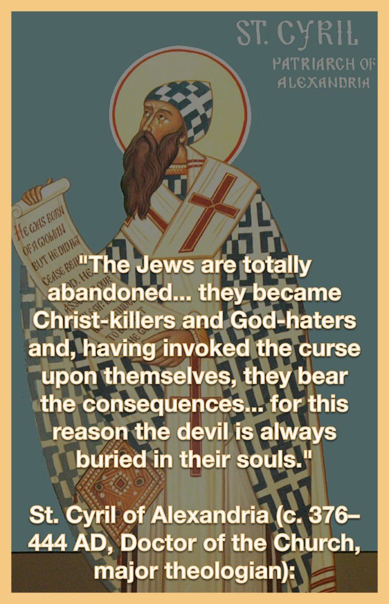RealBroNat's tweet photo. You can't be any kind of a Christian and even tolerant of the Jews. https://t.co/hlTTLrZMrg