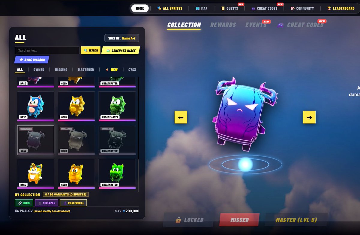 MySpritesme's tweet photo. @Fortnite track your sprite collection on https://t.co/y2RiWrqyo8 https://t.co/qyWqCb0faV