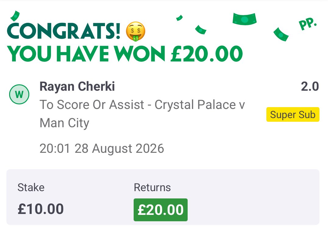 AndyRobsonTips's tweet photo. ✅ My Cherki tip lands too!

Shared this earlier this week, got it spot on.

Anyone back it with me? https://t.co/UrsBhOJ47F