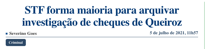 TheWhiteFox0's tweet photo. Pqp, vou resumi a historinha que vc tentou contar:

COAF ve movimentações estranhas na conta do Flávio;
MP começa a investigar;

TOFFOLI PARALISA A INVESTIGAÇÃO
GILMAR REFORÇA

Plenário do STF autoriza retomada.

>>> QUEIROZ É PRESO <<<
ADMITINDO O CRIME

MP faz OUTRA denúncia.

STJ ANULA AS PROVAS.
Ou seja, ANULOU.
JAMAIS investigou e inocentou.

GILMAR E A SEGUNDA TURMA DECIDEM MANTER FORO ILEGAL DO FLAVIO e na sequência forma maioria pra livrar ATÉ O QUEIROZ.

Sem o foro, MP ficou sem condição de seguir e arquivaram a denúncia.

Agora eu te pergunto: Vc confia numa corte que livra o Queiroz, que ADMITIU o crime?

É um réu CONFESSO sendo protegido pelo Gilmar, depois de ter salvo o Flávio.