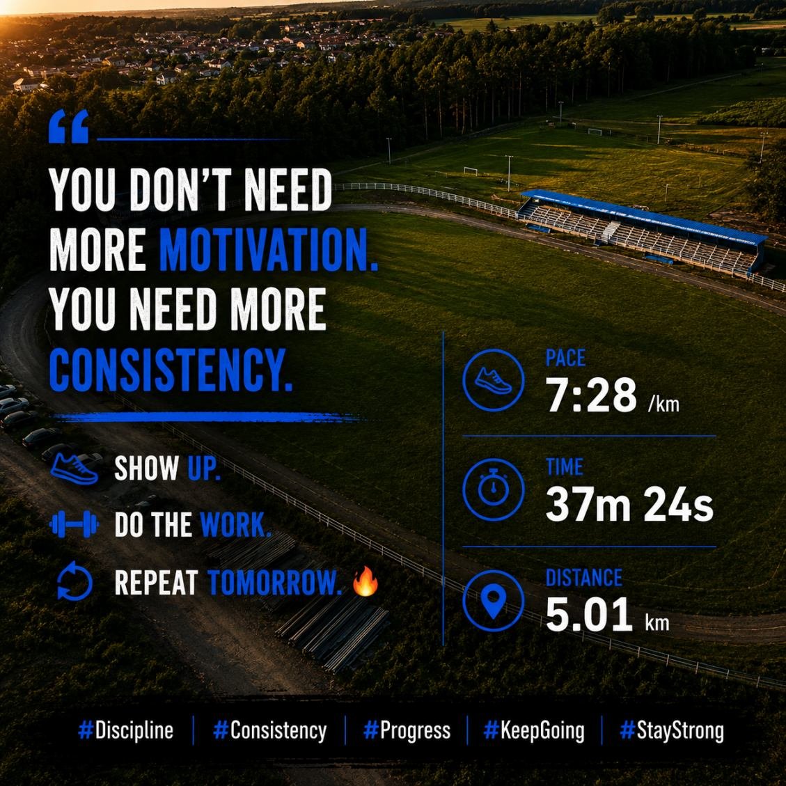 ZLotinja's tweet photo. “You don’t need more motivation. You need more consistency.”

Show Up.

Do The Work.

Repeat Tomorrow. 🔥

 #Discipline #Consistency #Progress #KeepGoing #StayStrong https://t.co/IHsE26JRwR