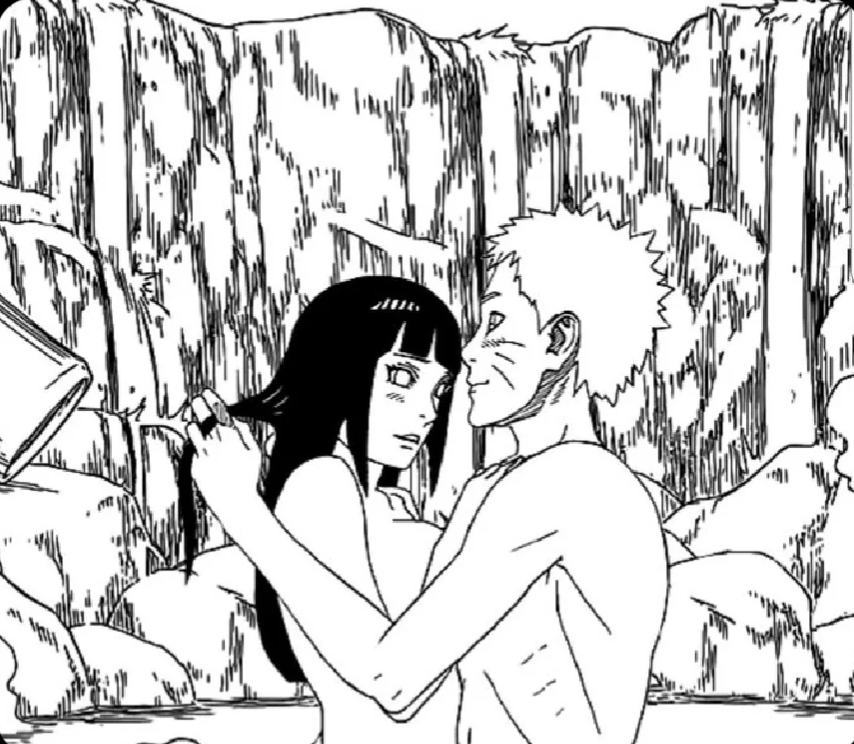 Animeeverse_'s tweet photo. I love knowing that it's canon that Naruto and Hinata spent their honeymoon at an inn with hot springs. https://t.co/FffADFVt2f