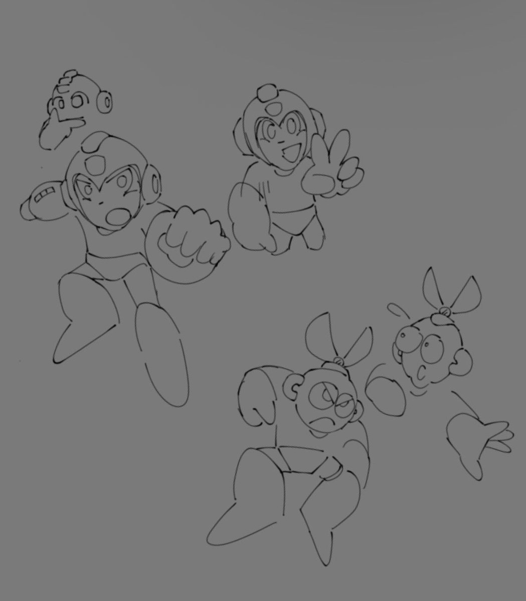 MegaCDSaturn's tweet photo. Doodles #MegaMan #art https://t.co/dEpGLNQBIO