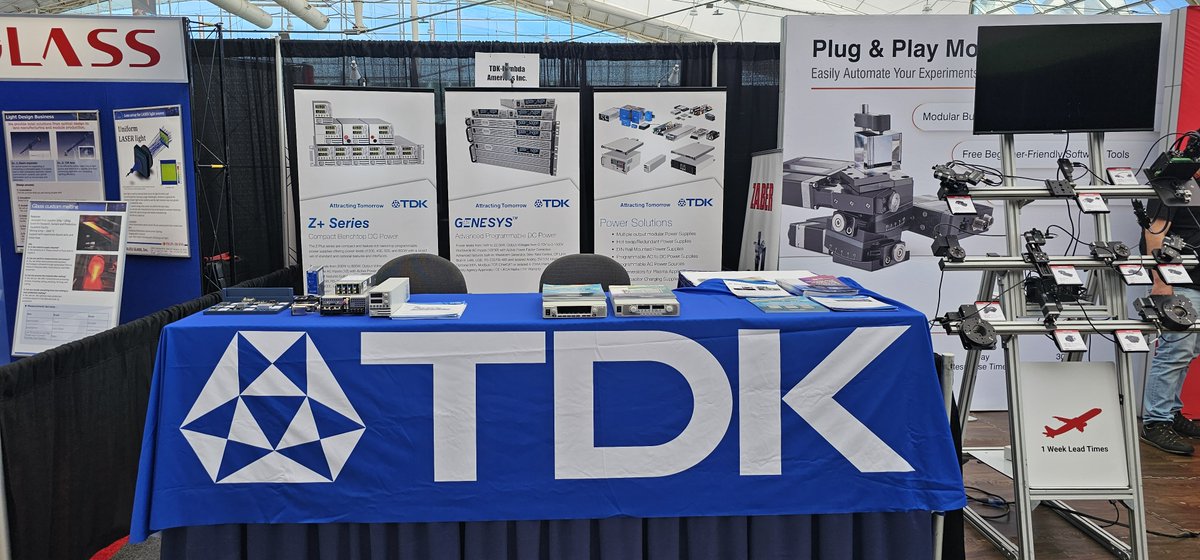 tdklambda's tweet photo. That’s a wrap! 🎉 

What an incredible few days at SPIE Optics + Photonics 2026! Thanks to everyone who stopped by. We’re already looking forward to 2027! 👋

Continue the conversation: #ProgrammablePower
https://t.co/MWvHUE5dEF

#SPIE #OpticsAndPhotonics #TDKLambda https://t.co/BxyA926Dvp