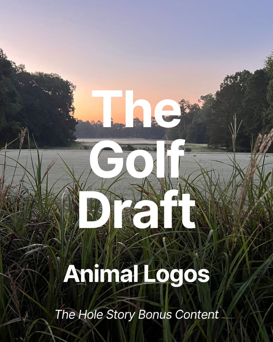 golfBestBall's tweet photo. What are the best golf logos using animals? 

See how we did on this week's edition of The Golf Draft.

🎙️ https://t.co/zLDphX1jix 

Listen to the draft on The Hole Story and make sure to read ChatGPT's analysis of the draft picks on https://t.co/o1Rnj952iV.

#golf #logos #golflogos #golfstories #BestBall