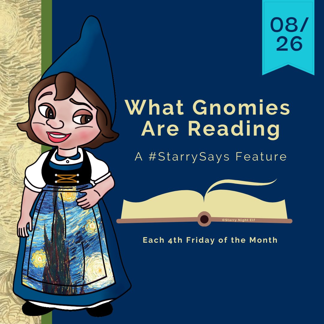 starrynightelf's tweet photo. The August '26 What Gnomies Are Reading is now live! Check it out here! https://t.co/75mxXgXWWi https://t.co/xpxqmMIZLN