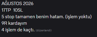 JrGustavodias's tweet photo. Kendime notlarım:
-İnsani dürtülerimi minimuma indirip işlem almaya kendimi zorlamamalıyım.
-Onun haricinde her şey yolunda gidiyor sadece kurallarıma uyup almam gereken işlemi alacağım.
-Stop olduğumda bir üzüntü yada panik hissetmemeliyim bunlar sürecin bir parçası.

Şuan 5k hesabımı -7R dan döndürmüş durumdayım. Her şey çok güzel olacak. Sadece zaman...