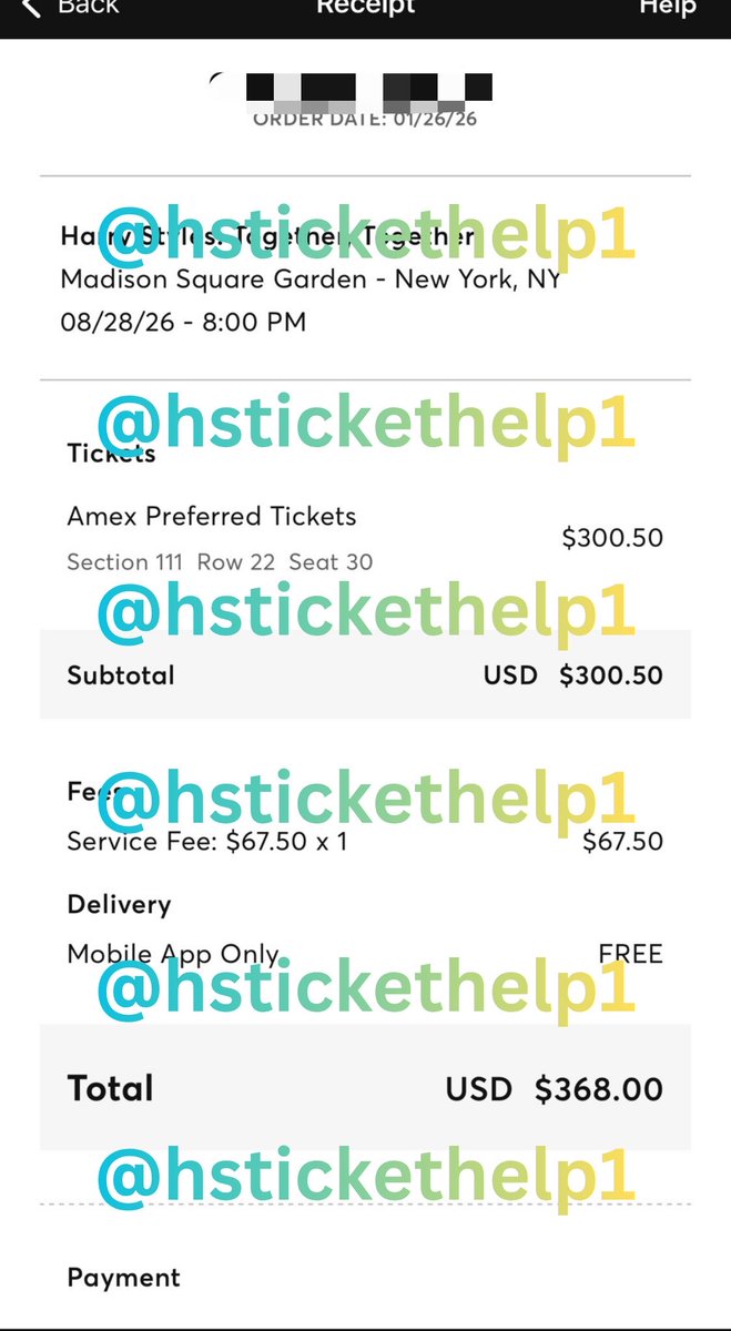 hstickethelp1's tweet photo. 🪩TONIGHT🪩
- 1 ticket
- Sec 111, Row 22, Seat 30
- $315 total (price verified &amp; negotiable)
- PayPal G&amp;S

DM @finelineave if interested!!! https://t.co/c0DshSqq3n