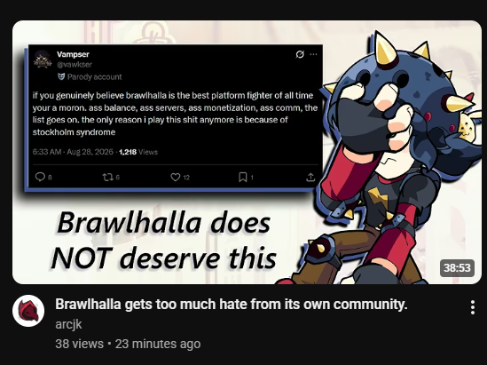 c_u_nevr's tweet photo. @arcjk "brawlhalla does not deserve this" u just letting them nut in ur mouth like clean up ur mess https://t.co/bLiFOT6RAW